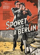 Die Spur f&uuml;hrt nach Berlin - Danish Movie Poster (xs thumbnail)