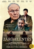 Z&aacute;r&oacute;jelent&eacute;s - Hungarian Movie Poster (xs thumbnail)