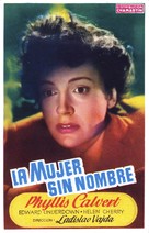 The Woman with No Name - Spanish Movie Poster (xs thumbnail)