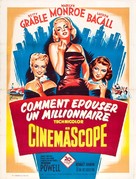 How to Marry a Millionaire - French Movie Poster (xs thumbnail)
