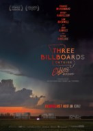Three Billboards Outside Ebbing, Missouri - German Movie Poster (xs thumbnail)