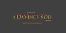 The Da Vinci Code - Hungarian Logo (xs thumbnail)