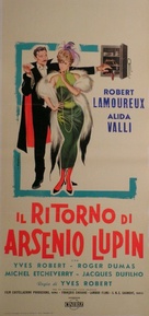 Sign&eacute; Ars&egrave;ne Lupin - Italian Movie Poster (xs thumbnail)