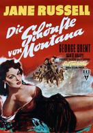 Montana Belle - German Movie Poster (xs thumbnail)