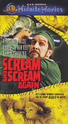 Scream and Scream Again - VHS movie cover (xs thumbnail)