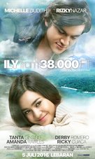I Love You from 38000 Feet - Indonesian Movie Poster (xs thumbnail)