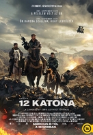 12 Strong - Hungarian Movie Poster (xs thumbnail)