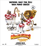 Madagascar 3: Europe&#039;s Most Wanted - Croatian Movie Poster (xs thumbnail)