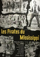 Die Flu&szlig;piraten vom Mississippi - French Movie Poster (xs thumbnail)