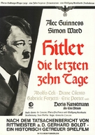 Hitler: The Last Ten Days - German Movie Poster (xs thumbnail)