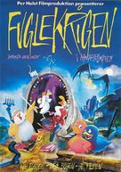 Fuglekrigen i Kan&oslash;fleskoven - Danish Movie Poster (xs thumbnail)