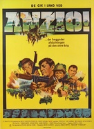 Lo Sbarco di Anzio - Danish Movie Poster (xs thumbnail)