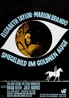 Reflections in a Golden Eye - German Movie Poster (xs thumbnail)