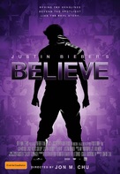 Justin Bieber&#039;s Believe - Australian Movie Poster (xs thumbnail)