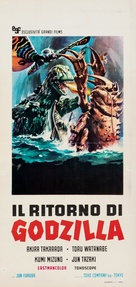 Gojira, Ebir&acirc;, Mosura: Nankai no daiketto - Italian Movie Poster (xs thumbnail)