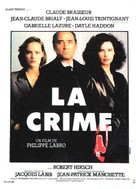 La crime - French Movie Poster (xs thumbnail)