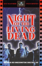 Night of the Living Dead - German VHS movie cover (xs thumbnail)