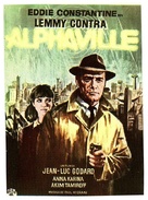 Alphaville, une &eacute;trange aventure de Lemmy Caution - Spanish Movie Poster (xs thumbnail)