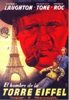 The Man on the Eiffel Tower - Spanish Movie Poster (xs thumbnail)
