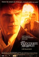 The Talented Mr. Ripley - German Movie Poster (xs thumbnail)