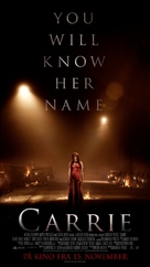 Carrie - Norwegian Movie Poster (xs thumbnail)