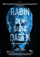 Rabin, the Last Day - Swedish Movie Poster (xs thumbnail)