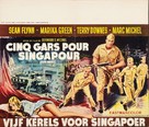 Cinq gars pour Singapour - Belgian Movie Poster (xs thumbnail)