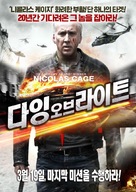 The Dying of the Light - South Korean Movie Poster (xs thumbnail)