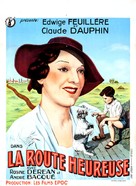 La route heureuse - Belgian Movie Poster (xs thumbnail)