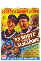 Road to Singapore - Belgian Movie Poster (xs thumbnail)