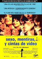 Sex, Lies, and Videotape - Spanish Movie Poster (xs thumbnail)