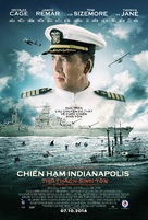 USS Indianapolis: Men of Courage - Vietnamese Movie Poster (xs thumbnail)