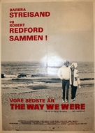 The Way We Were - Danish Movie Poster (xs thumbnail)