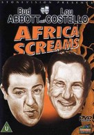 Africa Screams - British DVD movie cover (xs thumbnail)