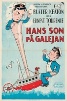 Steamboat Bill, Jr. - Swedish Movie Poster (xs thumbnail)