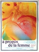 &Agrave; propos de la femme - French Movie Poster (xs thumbnail)
