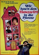 Wir hau&#039;n den Hauswirt in die Pfanne - German Movie Poster (xs thumbnail)