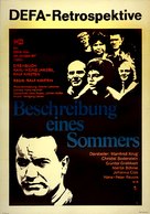 Beschreibung eines Sommers - German Movie Poster (xs thumbnail)