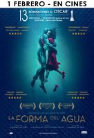 The Shape of Water - Panamanian Movie Poster (xs thumbnail)
