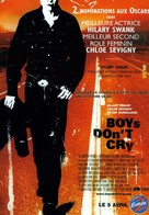 Boys Don&#039;t Cry - French Movie Poster (xs thumbnail)