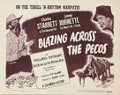 Blazing Across the Pecos - Movie Poster (xs thumbnail)