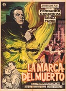 La marca del muerto - Mexican Movie Poster (xs thumbnail)