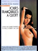 Jours tranquilles &agrave; Clichy - French Movie Poster (xs thumbnail)