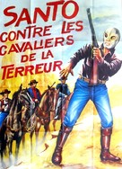 Santo contra los jinetes del terror - French Movie Poster (xs thumbnail)