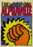 Alphaville, une &eacute;trange aventure de Lemmy Caution - Polish Movie Poster (xs thumbnail)