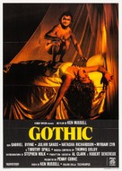 Gothic - Italian Movie Poster (xs thumbnail)