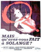 Cosa avete fatto a Solange? - French Movie Poster (xs thumbnail)