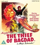 The Thief of Bagdad - British Blu-Ray movie cover (xs thumbnail)