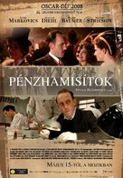 Die F&auml;lscher - Hungarian Movie Poster (xs thumbnail)