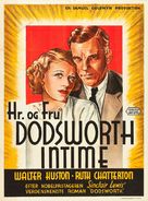Dodsworth - Danish Movie Poster (xs thumbnail)